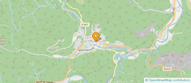 localisation de l'entreprise MITEX à SAINT-PONS-DE-THOMIERES