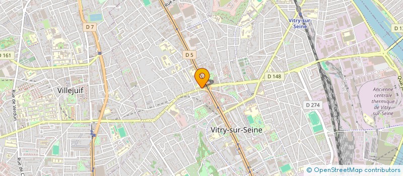 localisation de l'entreprise MITHA à VITRY-SUR-SEINE