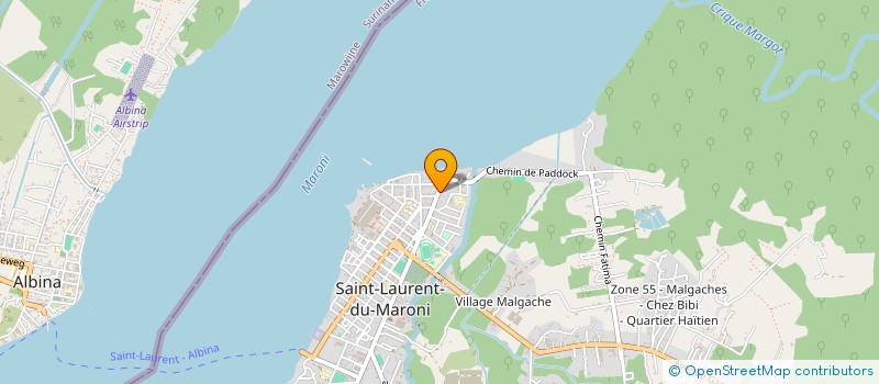 localisation de l'entreprise MITHIEUX GUYANE à SAINT-LAURENT-DU-MARONI