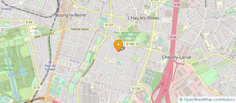 localisation de l'entreprise MITHKA DESIGN  L'HAY-LES-ROSES