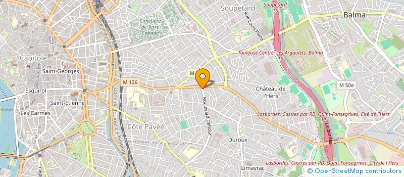 localisation de l'entreprise MITHRA  TOULOUSE