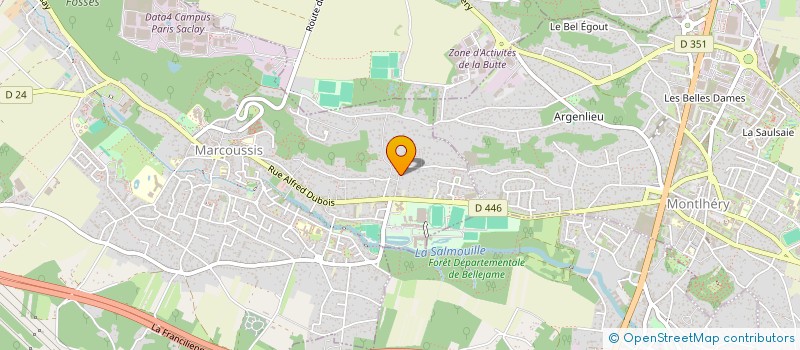 localisation de l'entreprise MITHRA  MARCOUSSIS