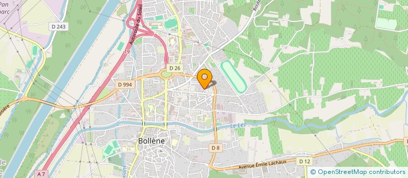 localisation de l'entreprise MITHRA à BOLLENE