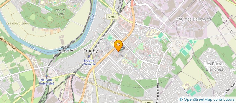 localisation de l'entreprise MITHTHU à ERAGNY