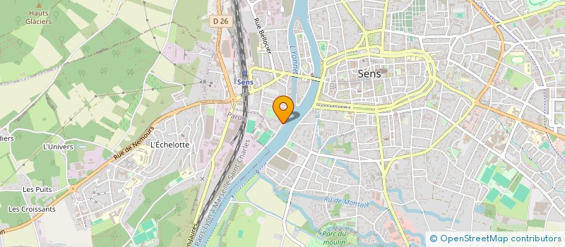 localisation de l'entreprise MITICO  SENS