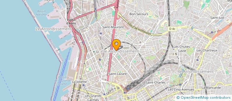 localisation de l'entreprise MITIDJA AUTO PIECES  MARSEILLE