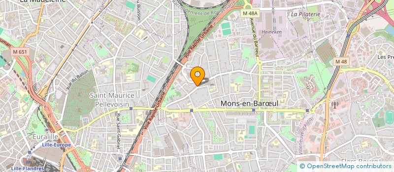 localisation de l'entreprise MITILI GROUP  MONS-EN-BARUL