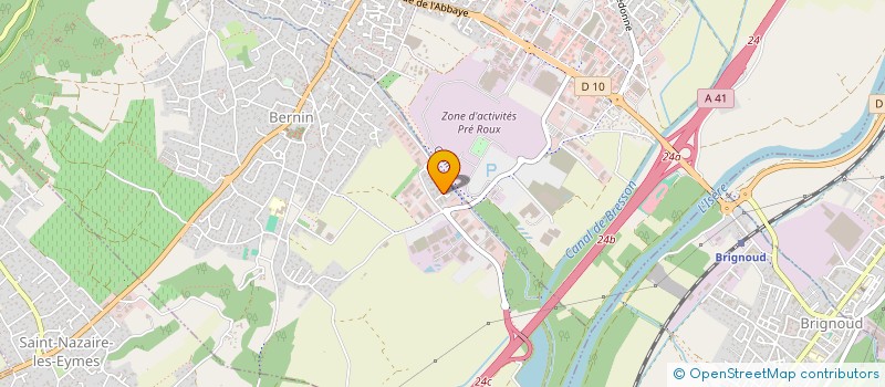 localisation de l'entreprise MITINA  BERNIN