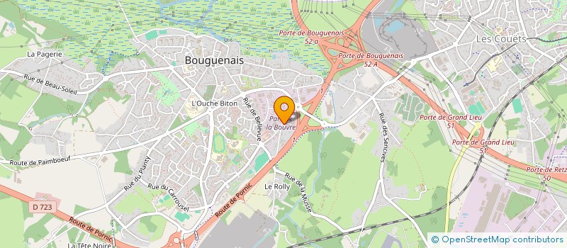 localisation de l'entreprise MITIS à BOUGUENAIS