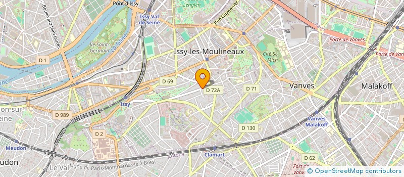 localisation de l'entreprise MITK à ISSY-LES-MOULINEAUX