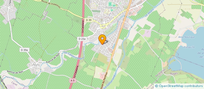 localisation de l'entreprise MITLE  POLLESTRES