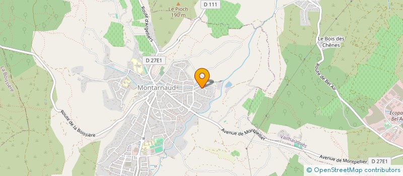 localisation de l'entreprise MITOA  MONTARNAUD