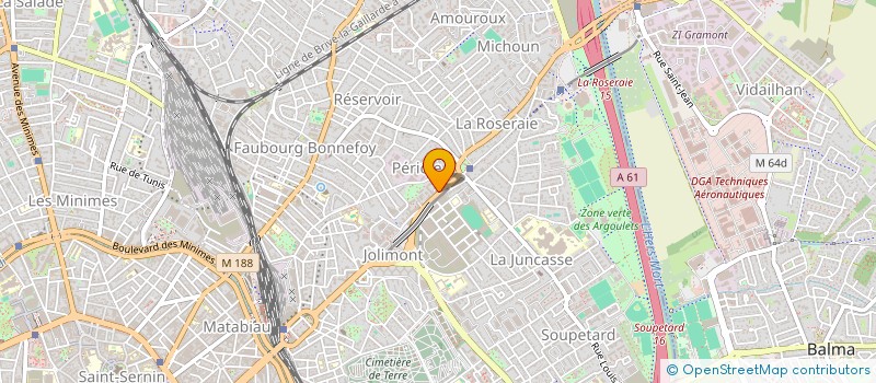 localisation de l'entreprise MITOFADA à TOULOUSE