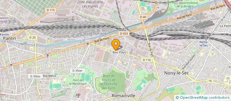 localisation de l'entreprise MITOLOGICS  ROMAINVILLE