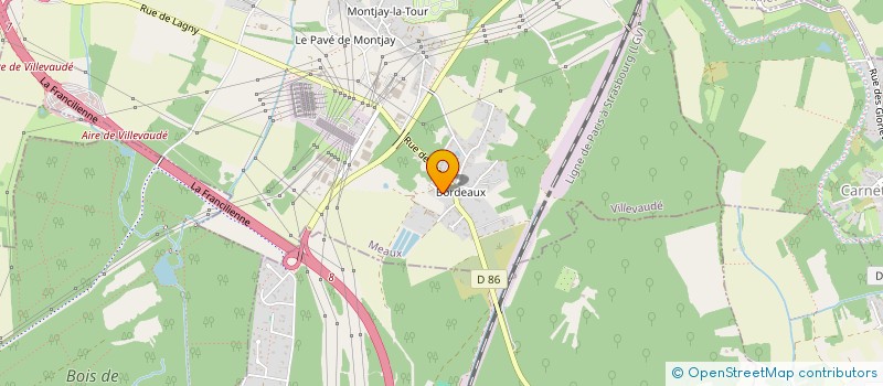 localisation de l'entreprise MITON  VILLEVAUDE