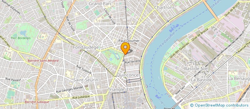 localisation de l'entreprise MITRA à BORDEAUX