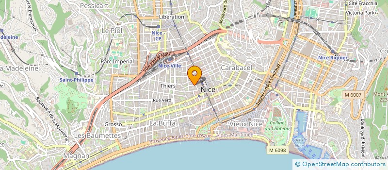 localisation de l'entreprise MITRA FRANCE à NICE