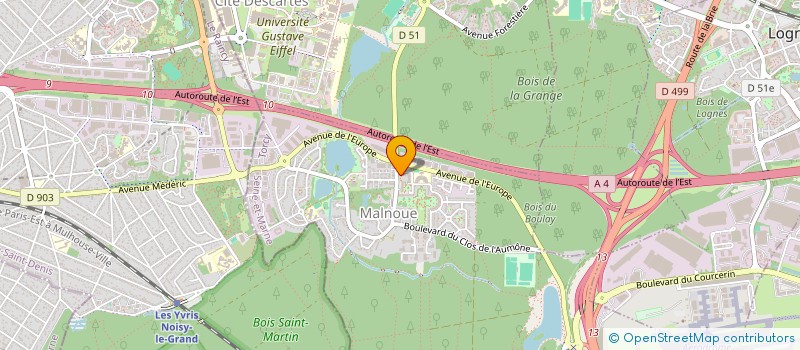 localisation de l'entreprise MITRA LINGA ILLAM  EMERAINVILLE