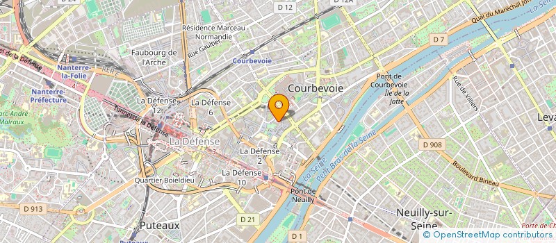 localisation de l'entreprise MITRAIL à COURBEVOIE