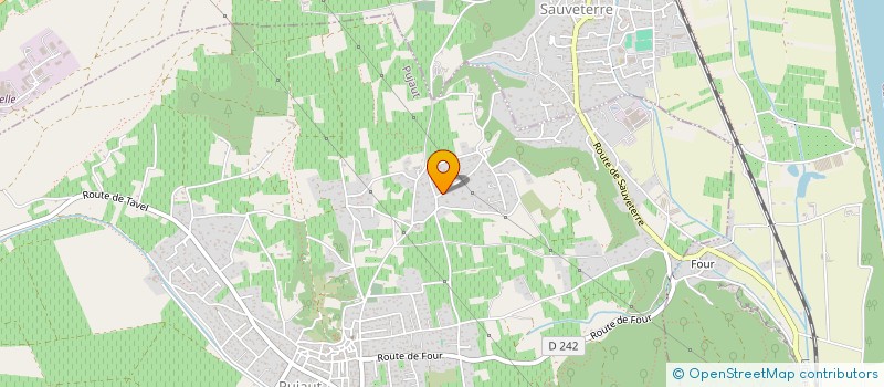 localisation de l'entreprise MITRAN METALLERIE  PUJAUT