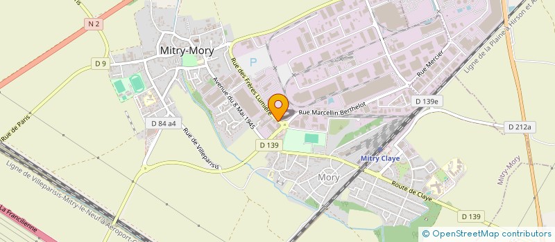 localisation de l'entreprise MITRY MOTOR SERVICES à MITRY-MORY