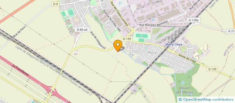localisation de l'entreprise MITRY ROUTE NEUVE  MITRY-MORY