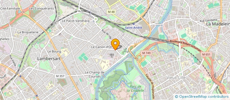 localisation de l'entreprise MITSOU & CO à LAMBERSART