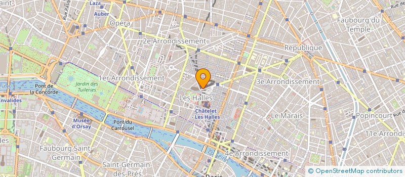 localisation de l'entreprise MITSU à PARIS