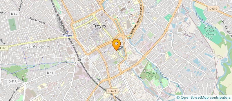 localisation de l'entreprise MITSU à TROYES