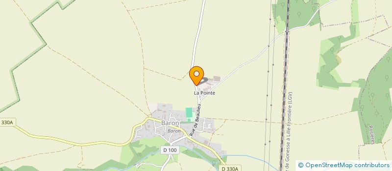 localisation de l'entreprise MITTON à BARON