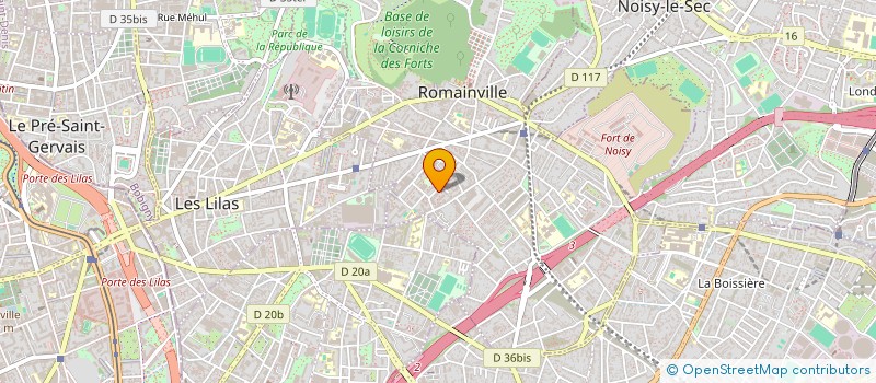 localisation de l'entreprise MIU JU PARIS à ROMAINVILLE
