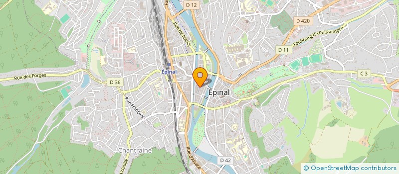 localisation de l'entreprise MIV  EPINAL