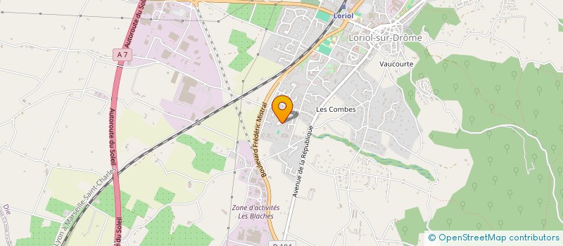 localisation de l'entreprise MIV ENTREPRISE GENERALE BATIMENT CONSTRU  LORIOL-SUR-DROME