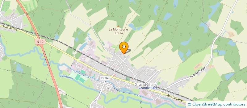 localisation de l'entreprise MIVAL  GRANDVILLARS