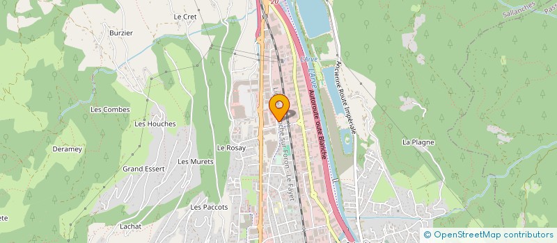 localisation de l'entreprise MIVALP  SALLANCHES