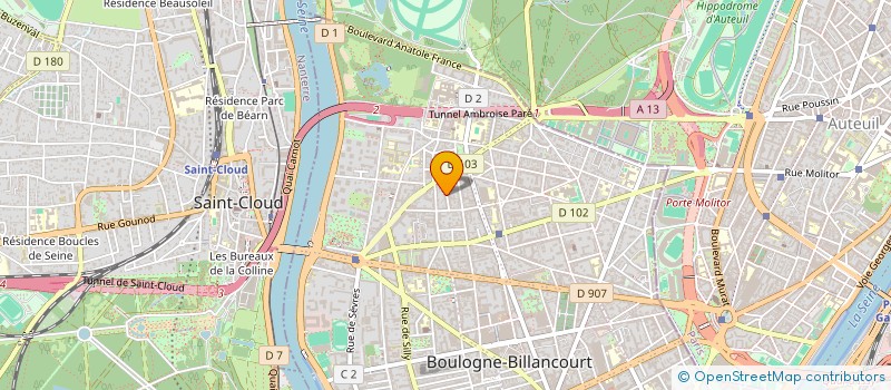 localisation de l'entreprise MIVARA à BOULOGNE-BILLANCOURT