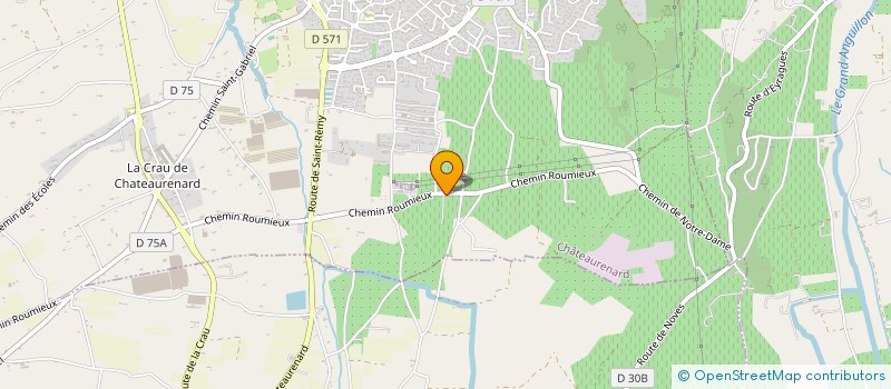 localisation de l'entreprise MIVARON à CHATEAURENARD
