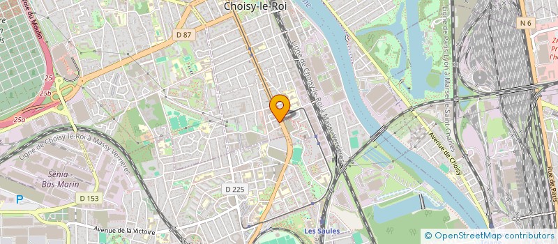 localisation de l'entreprise MIVE ASSURANCES à CHOISY-LE-ROI