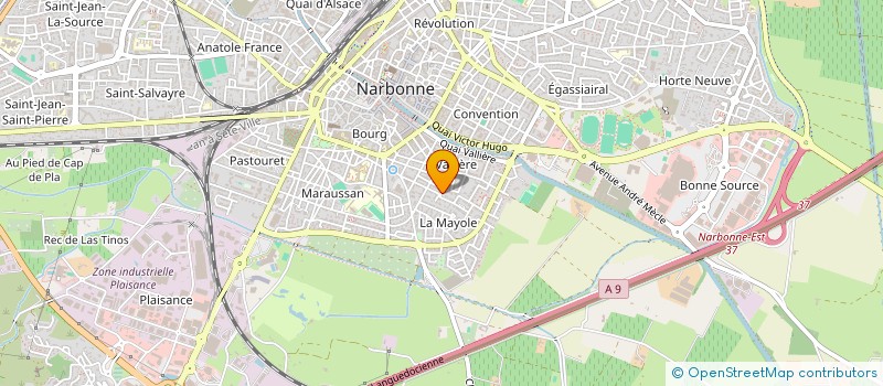 localisation de l'entreprise MIVIGUIDA à NARBONNE