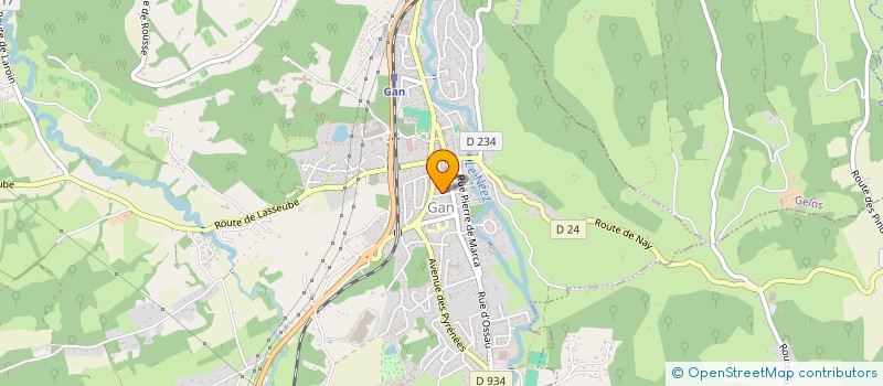 localisation de l'entreprise MIVINI  GAN