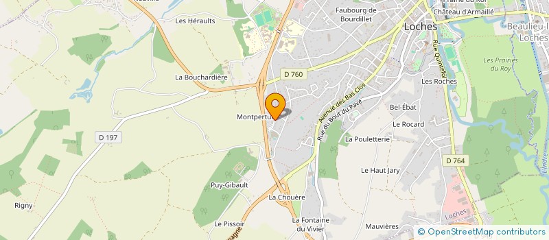 localisation de l'entreprise MIVINVEST CAPITAL  LOCHES
