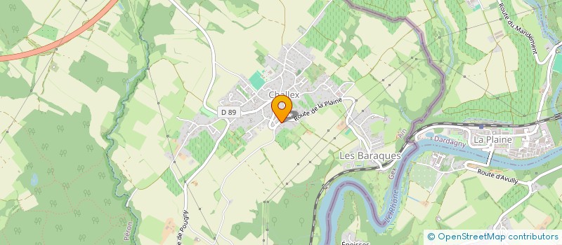 localisation de l'entreprise MIVLOP IMMO à CHALLEX