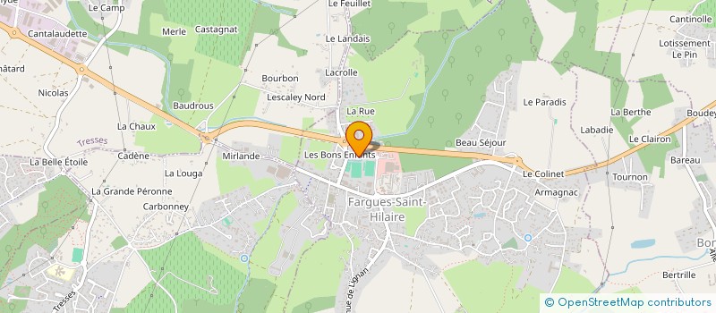 localisation de l'entreprise MIWA SPA à FARGUES-SAINT-HILAIRE
