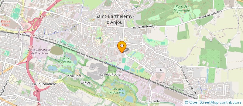 localisation de l'entreprise MIWEB  SAINT-BARTHELEMY-D'ANJOU