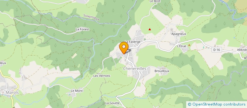 localisation de l'entreprise MIWENA  CHENEREILLES