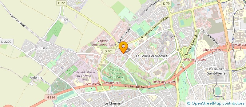 localisation de l'entreprise MIWEO à CAEN