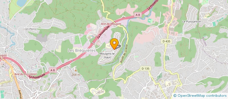 localisation de l'entreprise MIWILEVA DISTRIB à MOUGINS
