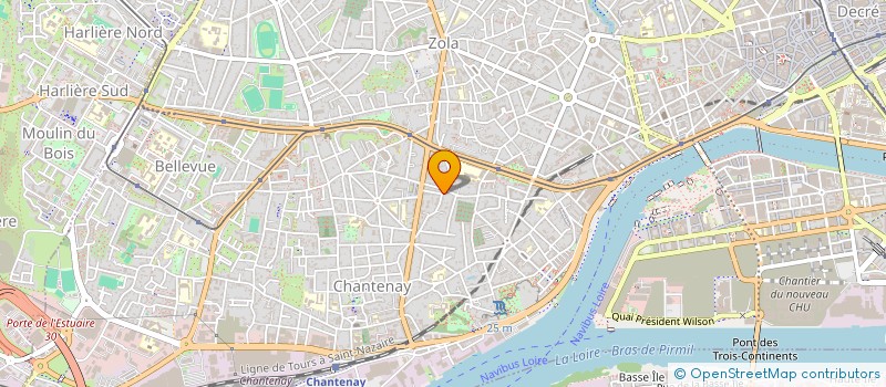 localisation de l'entreprise MIX ART  NANTES