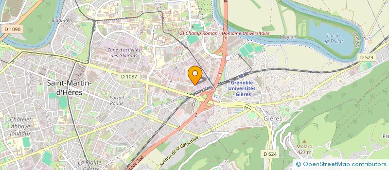 localisation de l'entreprise MIX'ARTS à GRENOBLE