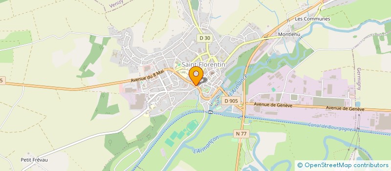 localisation de l'entreprise MIX ARTS DU MONDE  SAINT-FLORENTIN